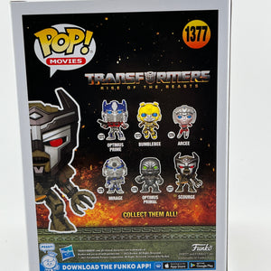 Funko POP! Movies Transformers Beasts - Scourge #1377 - Vinyl Collectable FRENLY BRICKS - Open 7 Days