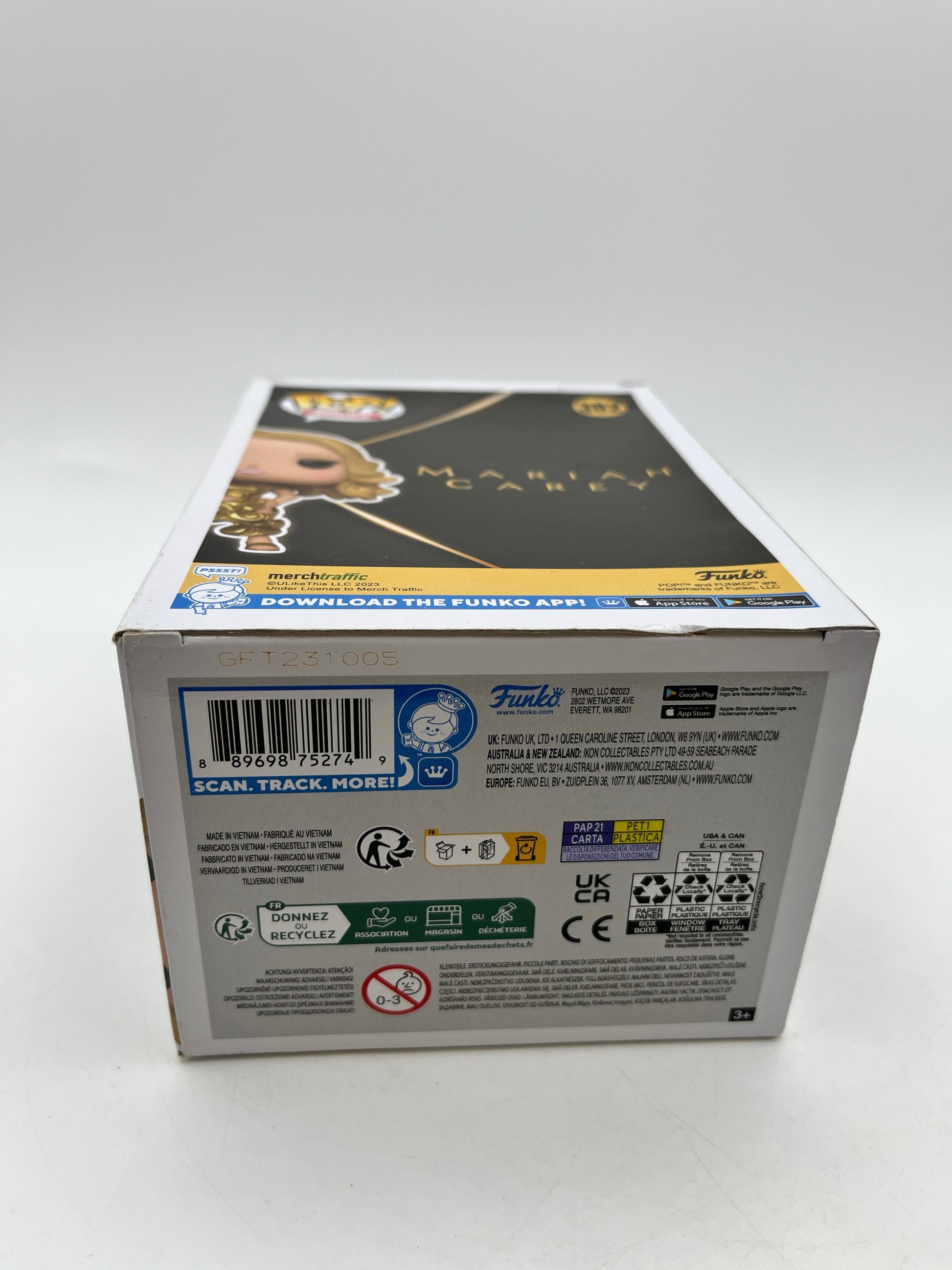 Funko POP! Rocks Mariah Carey #382 - Vinyl Collectable FRENLY BRICKS - Open 7 Days