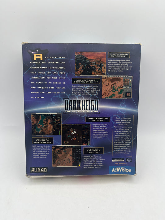 Dark Reign The Future Of War Big Box PC Game 1997 Activision +combinedshipping FRENLY BRICKS - Open 7 Days