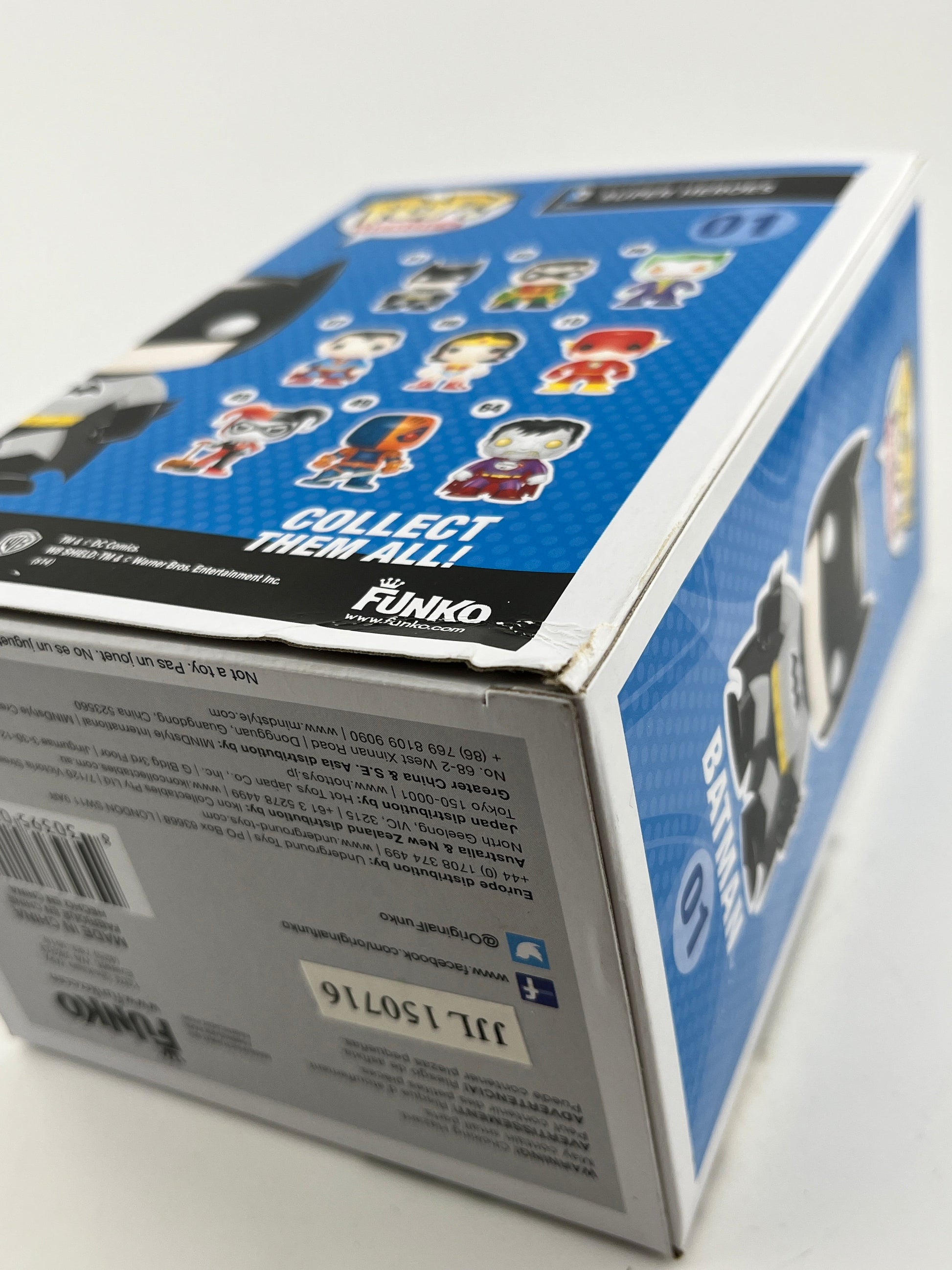 Funko POP! Heroes Dc Super Heroes - Batman #01 - Limited Edition Chase *Damaged See Photos* FRENLY BRICKS - Open 7 Days