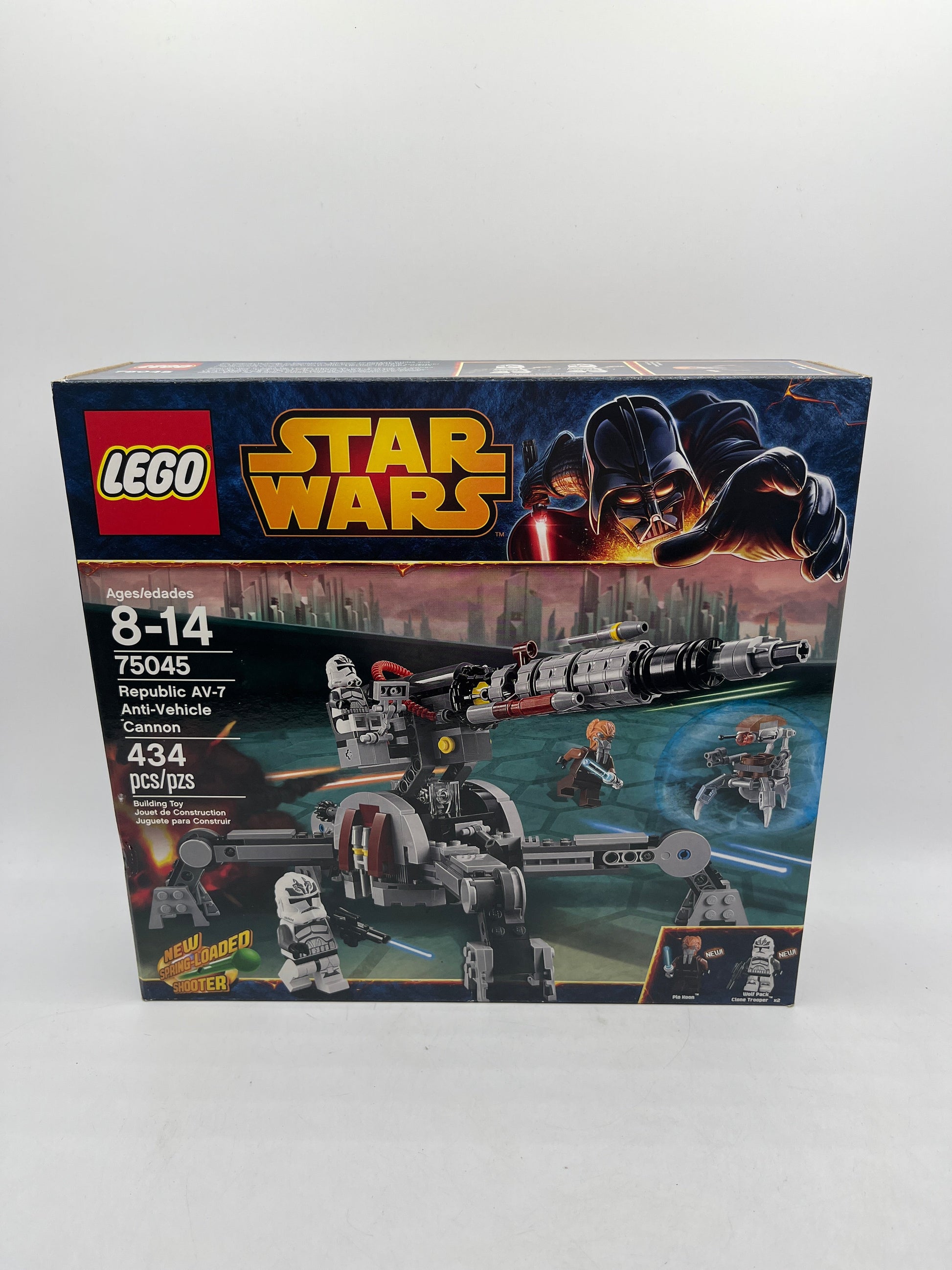 Lego 75045 Star Wars Republic AV-7 Anti-Vehicle Cannon Set Plo Koon New! Sealed! FRENLY BRICKS - Open 7 Days