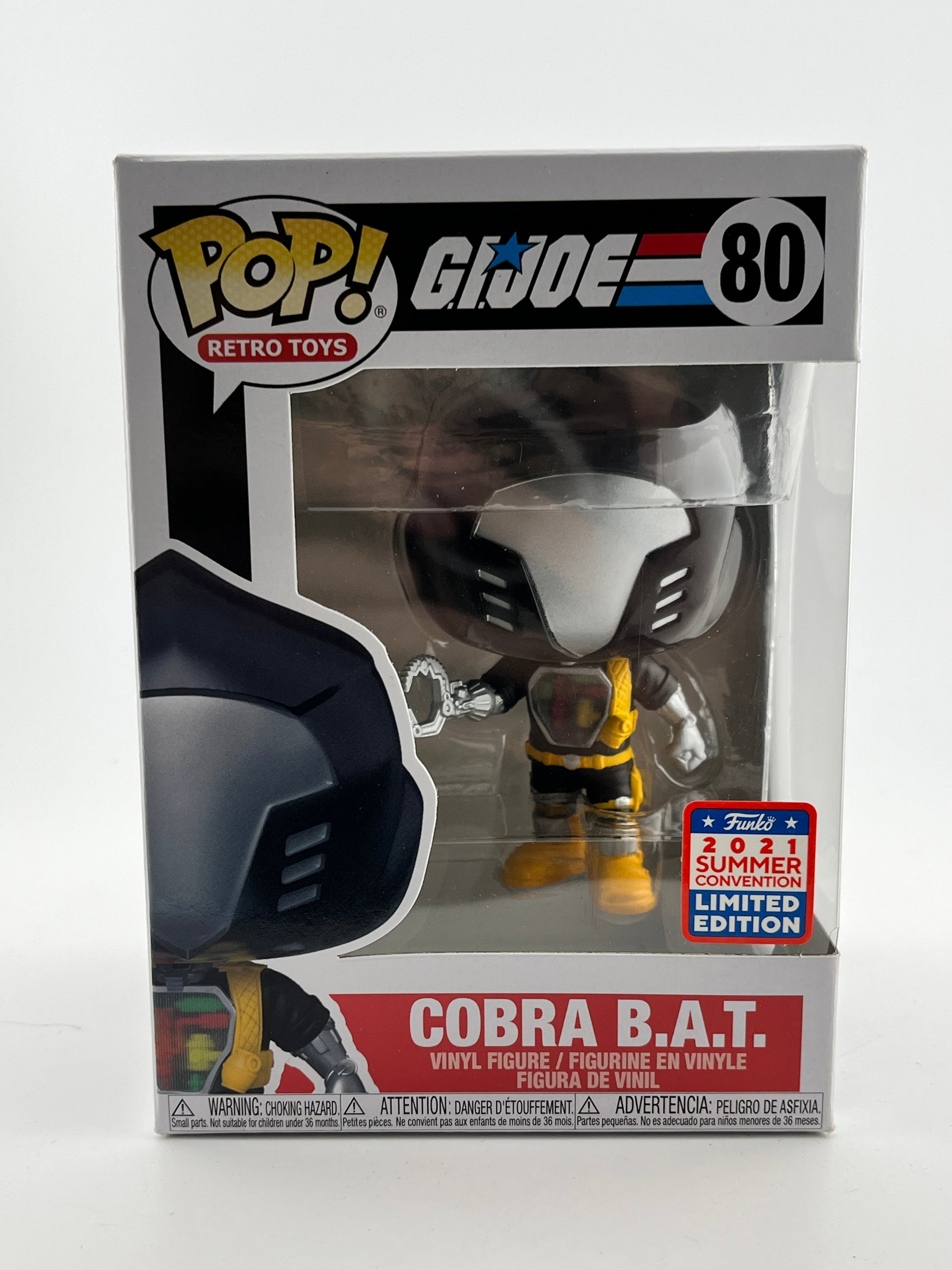 Funko POP! Retro Toys G.I.Joe - Cobra B.A.T. #80 - 2021 Limited Edition FRENLY BRICKS - Open 7 Days