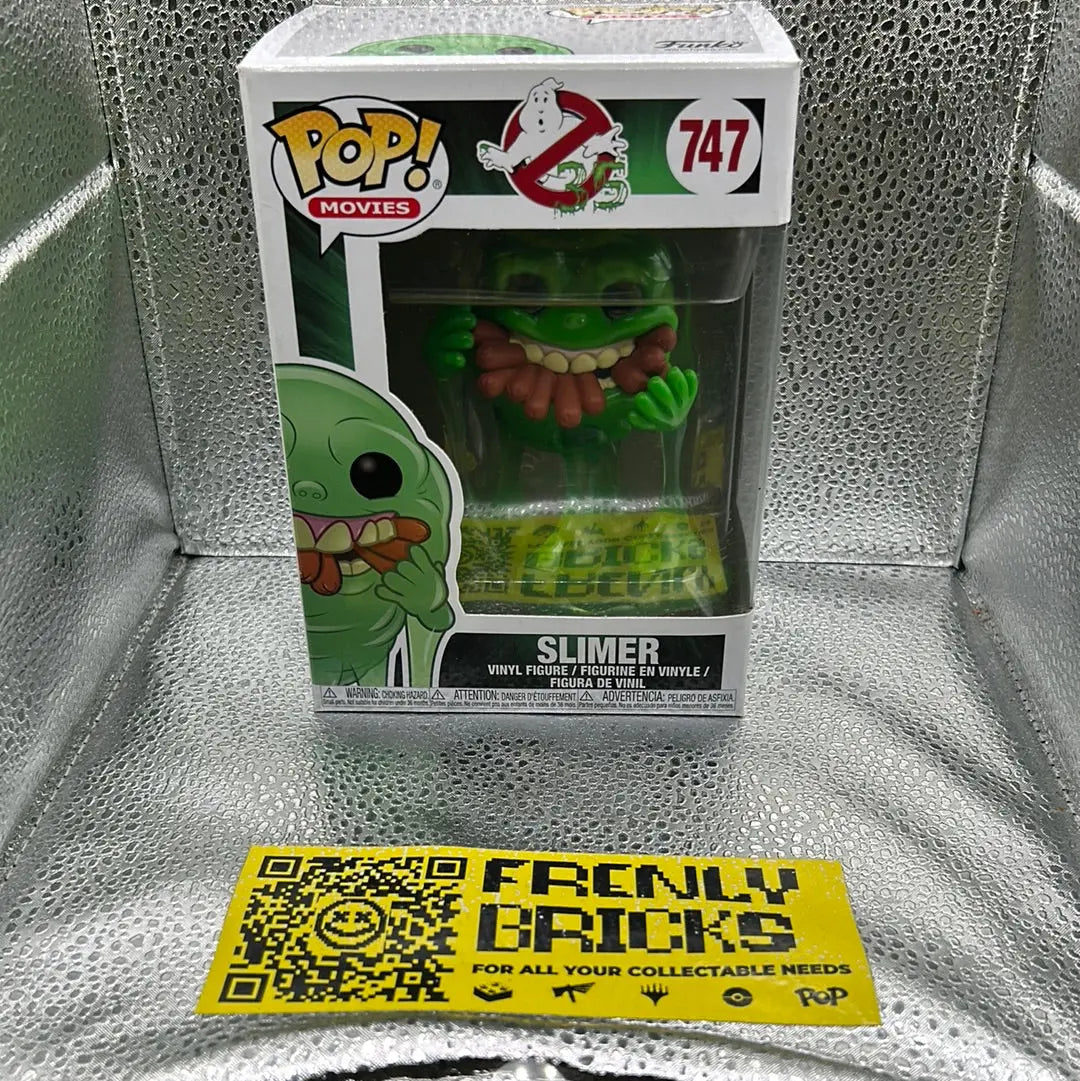 Pop Vinyl Movies 747 Slimer FRENLY BRICKS - Open 7 Days