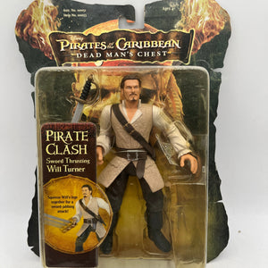 2006 Pirates of The Caribbean Dead Man's Chest Will Turner Pirate Clash Figure - Sealed FRENLY BRICKS - Open 7 Days