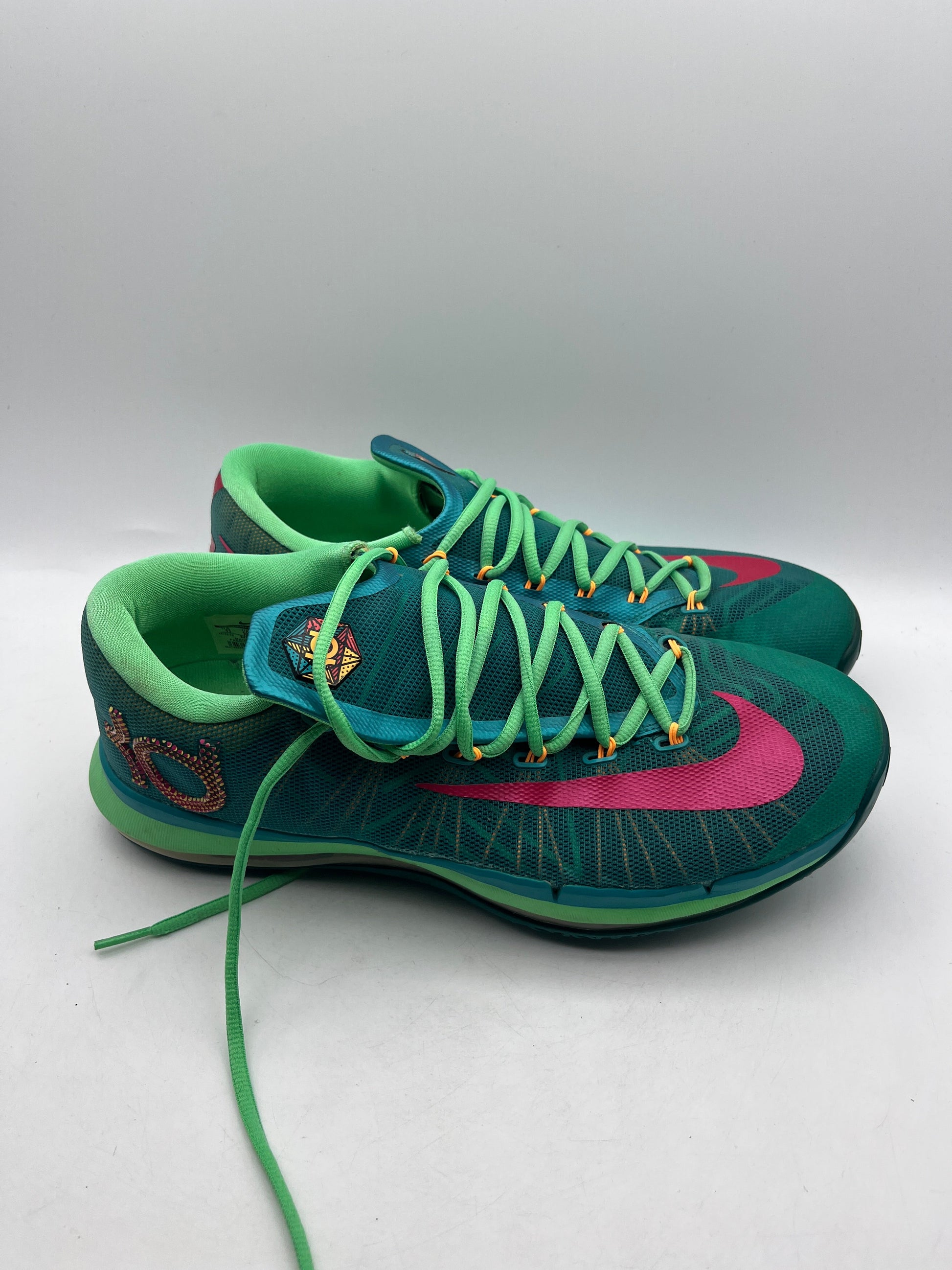 Nike Men's KD 6 Elite Hero Pack Turbo Green Basketball Shoes Size 11 FRENLY BRICKS - Open 7 Days