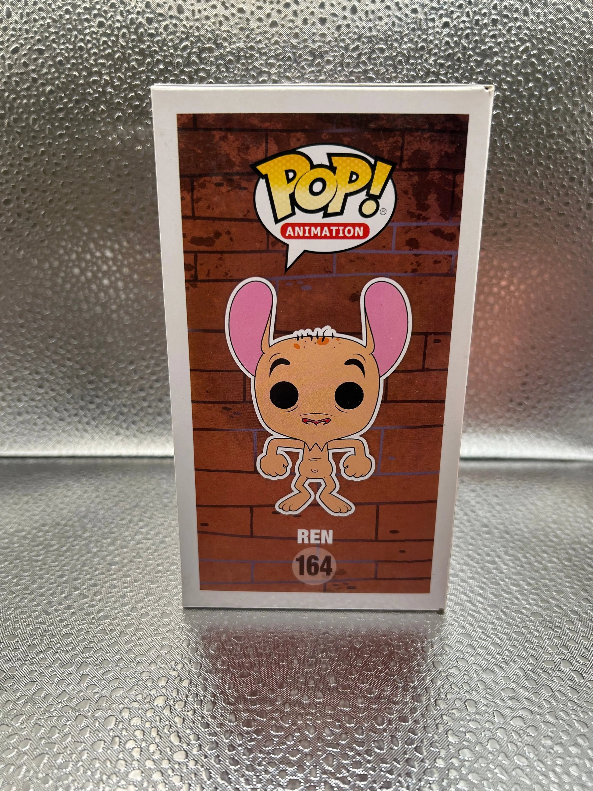 Funko Pop #164 Animation Ren And Stimpy Ren FRENLY BRICKS - Open 7 Days