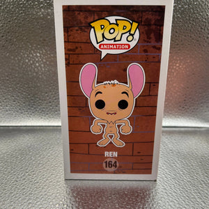 Funko Pop #164 Animation Ren And Stimpy Ren FRENLY BRICKS - Open 7 Days