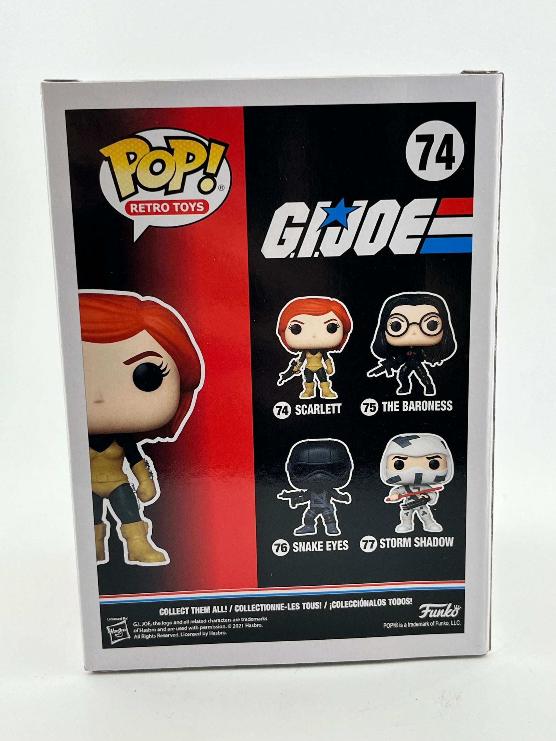 Funko POP! Retro Toys G.I.Joe - Scarlett #74 - Vinyl Collectable FRENLY BRICKS - Open 7 Days