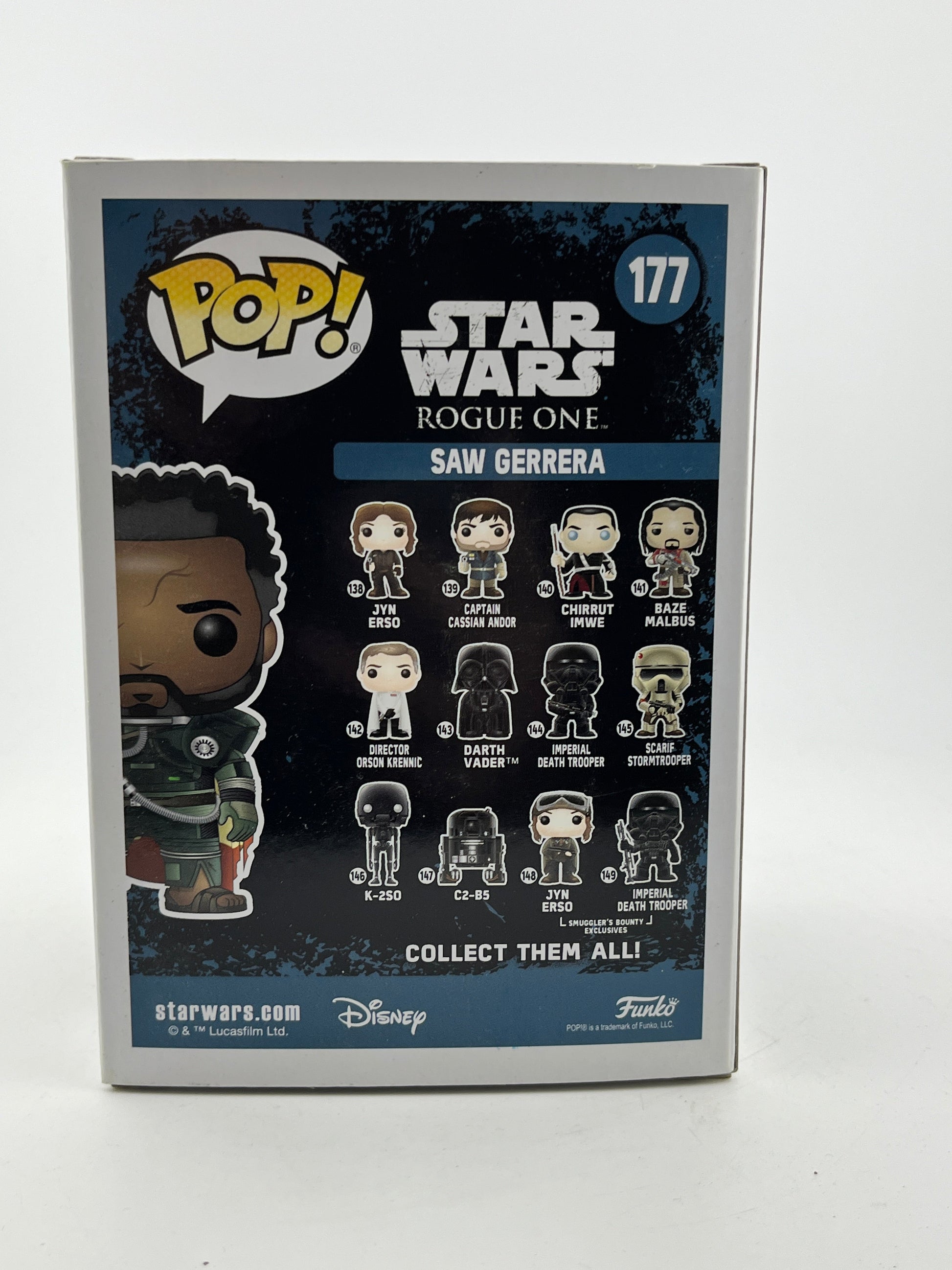 Funko POP! Star Wars - Saw Gerrera #177 - 2017 Fall Exclusive FRENLY BRICKS - Open 7 Days