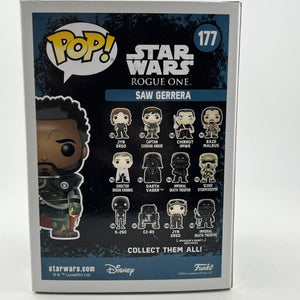 Funko POP! Star Wars - Saw Gerrera #177 - 2017 Fall Exclusive FRENLY BRICKS - Open 7 Days