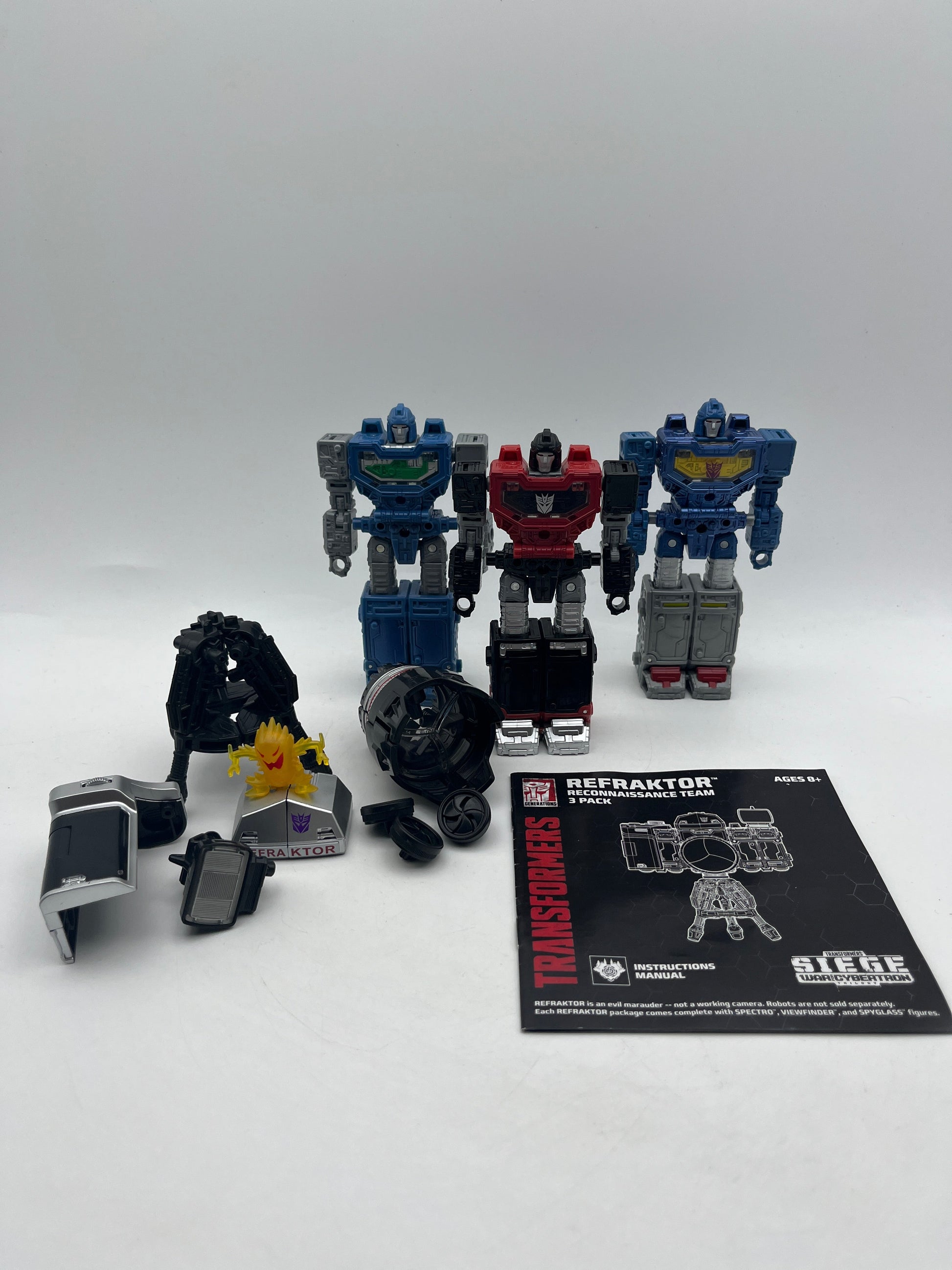 Transformers War for Cybertron: Siege Deluxe Refraktor Reconnaissance Team Exclusive Three Pack FRENLY BRICKS - Open 7 Days