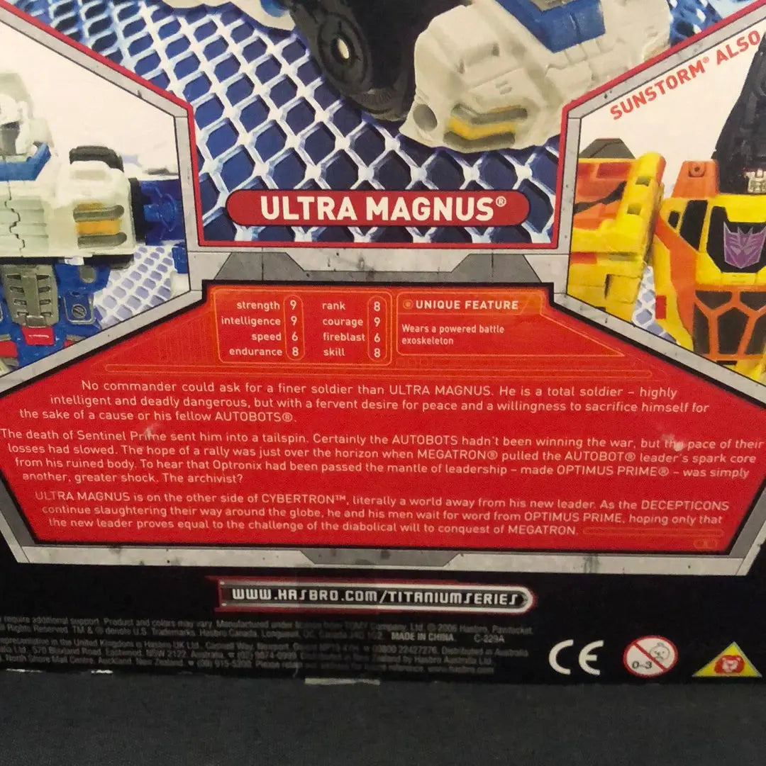 Transformers Titanium Series Die Cast War Within Ultra Magnus Galoob FRENLY BRICKS - Open 7 Days