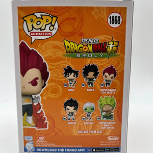 Funko POP! Animation DragonBall Super Broly - Super Saiyan God Vegeta #1868 Special Edition FRENLY BRICKS - Open 7 Days