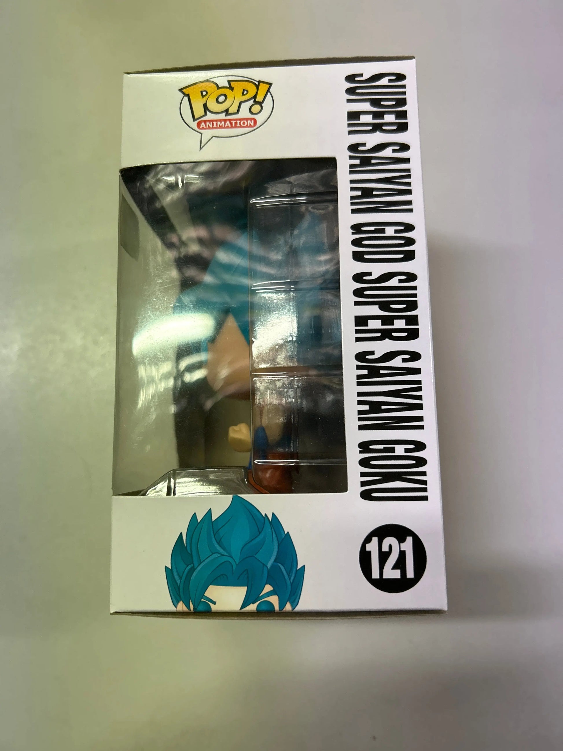 Pop Vinyl #121 Dragon Ball Z Super Saiyan God Super Saiyan Goku FRENLY BRICKS - Open 7 Days