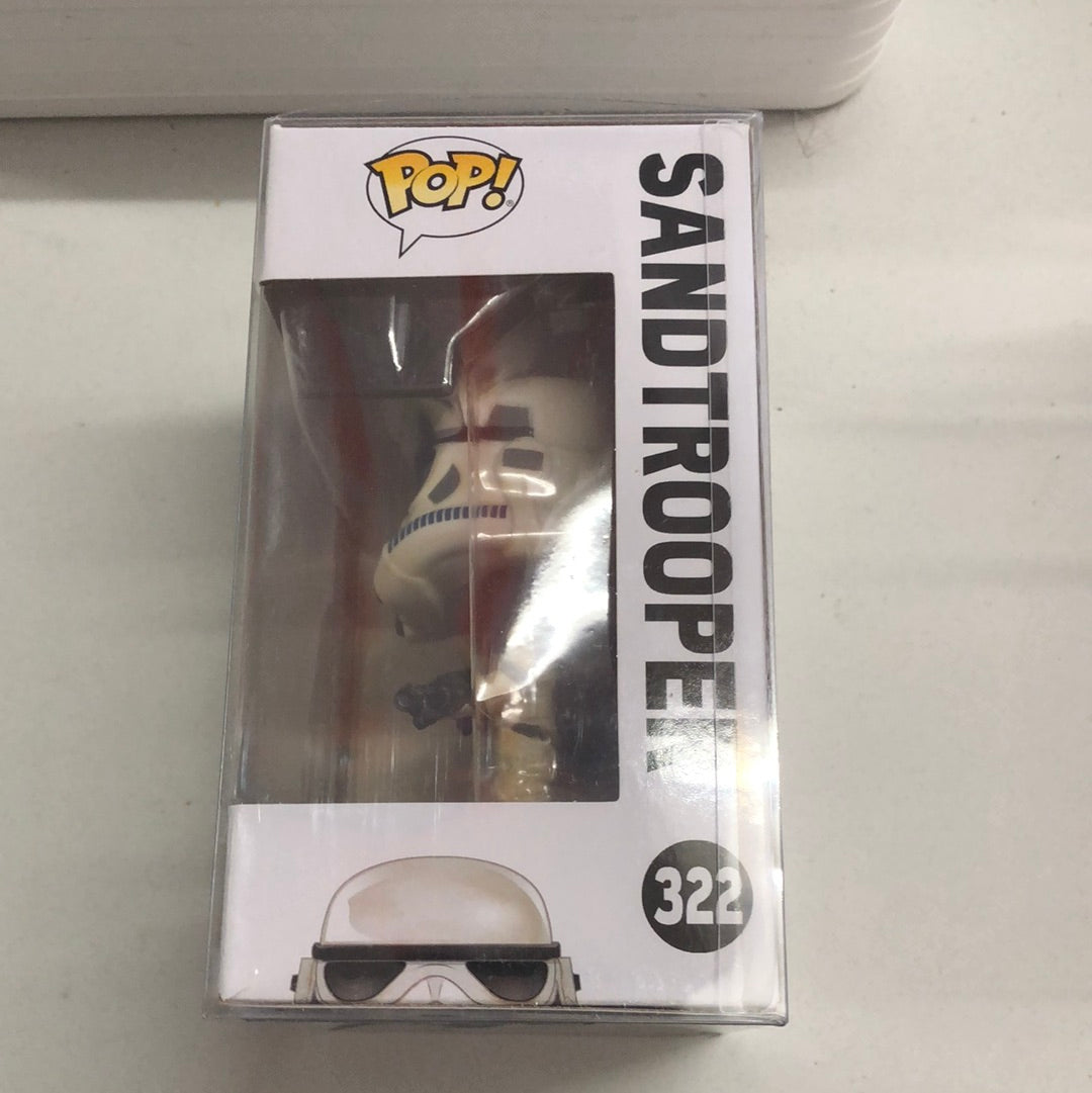 Star Wars Funko Pop! - Sandtrooper #322 - 2019 NYCC Exclusive FRENLY BRICKS - Open 7 Days