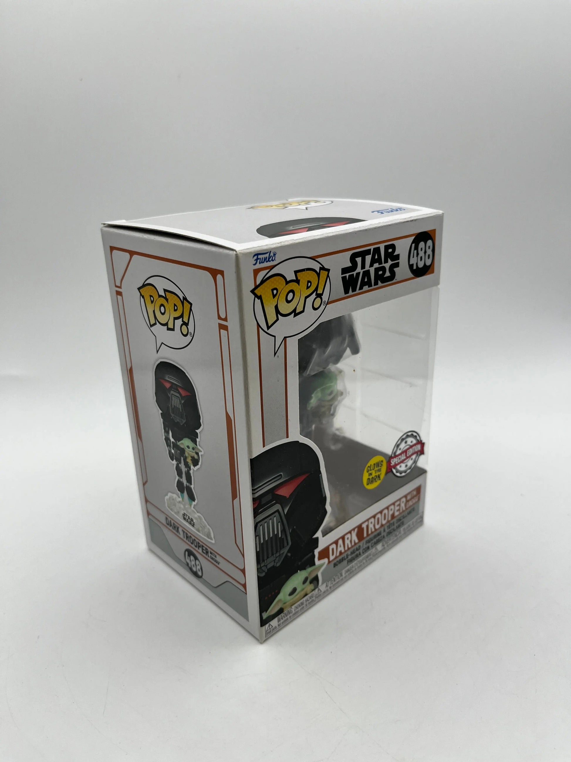 Funko POP! Star Wars Dark Trooper With Grogu #488 Special Edition FRENLY BRICKS - Open 7 Days