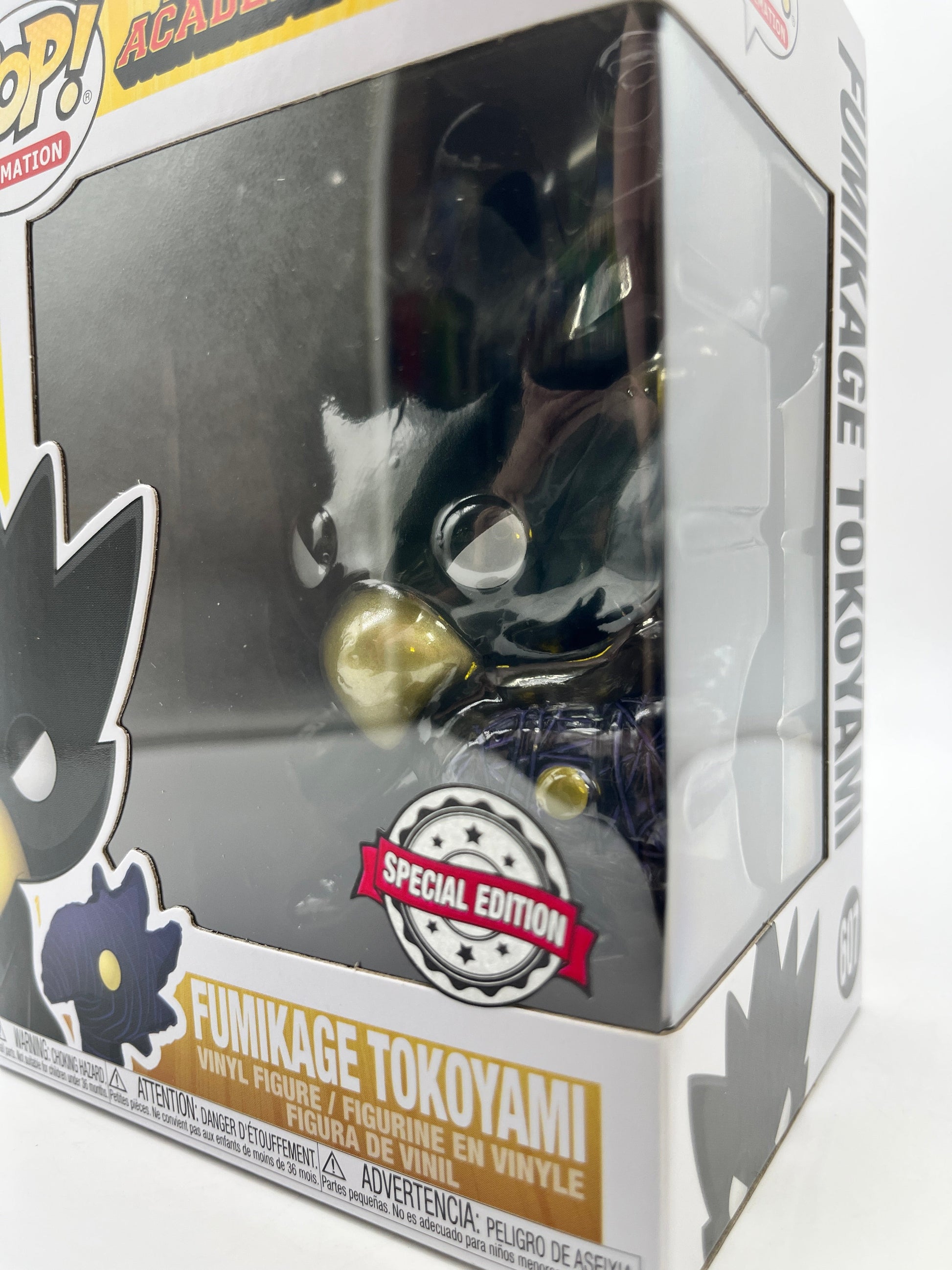 Funko POP! Animation My Hero Academia - Fumikage Tokoyami #607 - Special Edition FRENLY BRICKS - Open 7 Days