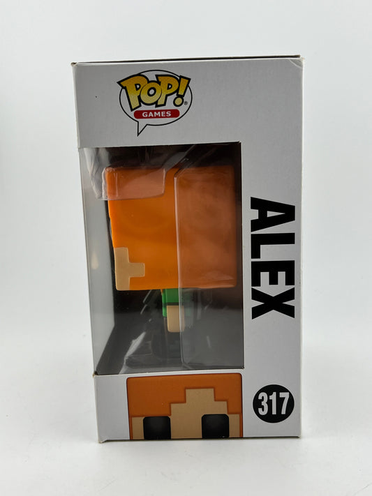 Funko POP! Games Mojang Minecraft- Alex #317 - Vinyl Collectable FRENLY BRICKS - Open 7 Days