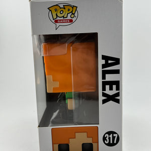 Funko POP! Games Mojang Minecraft- Alex #317 - Vinyl Collectable FRENLY BRICKS - Open 7 Days