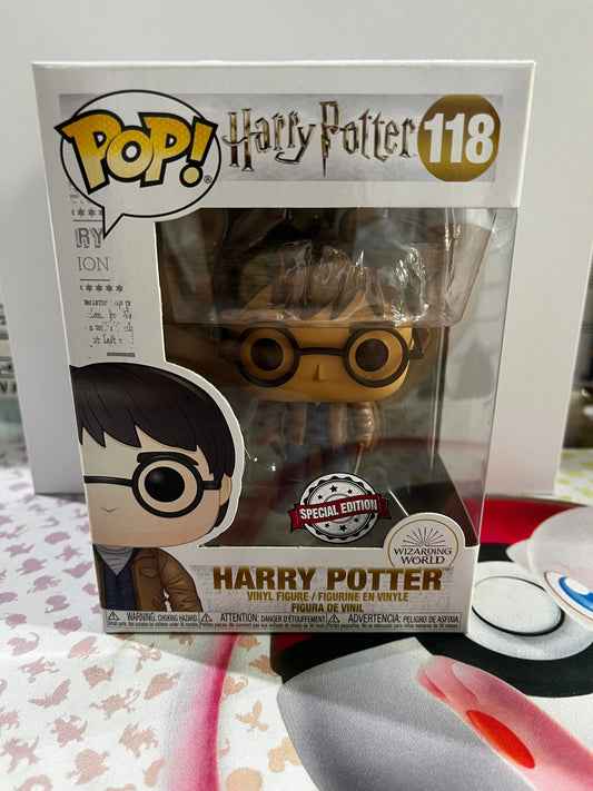Funko Pop Vinyl Harry Potter #118 Harry Potter Special Edition Two Wands FRENLY BRICKS - Open 7 Days