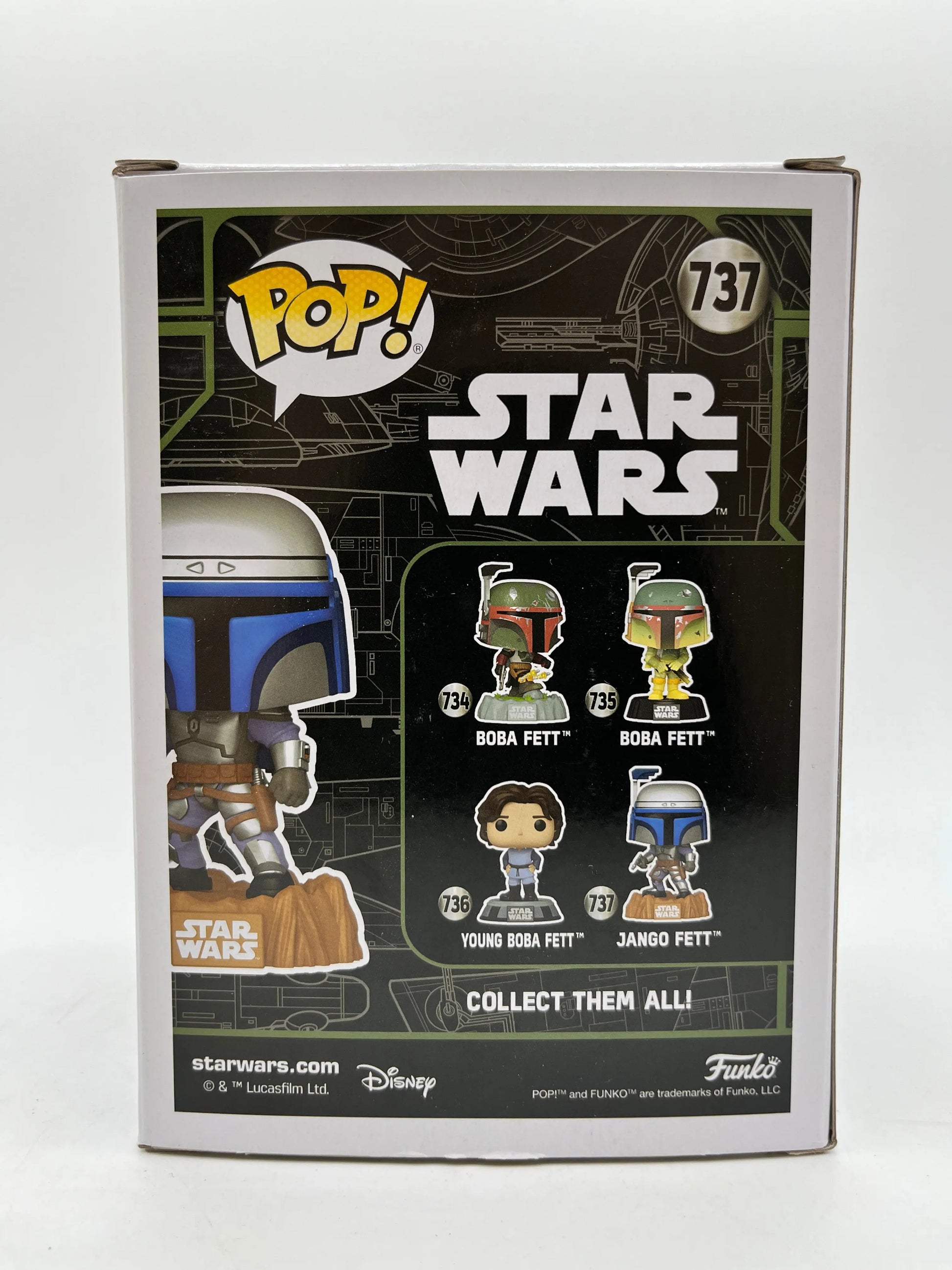 Funko POP! Star Wars Jango Fett #737 - Vinyl Collectable FRENLY BRICKS - Open 7 Days