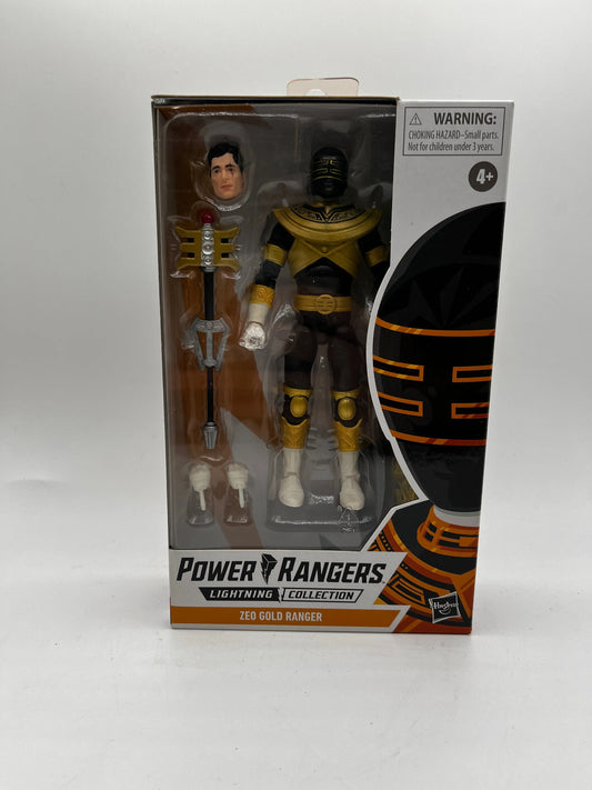 Hasbro Power Rangers Lightning Collection 6" Zeo Gold Ranger Action Figure with FRENLY BRICKS - Open 7 Days