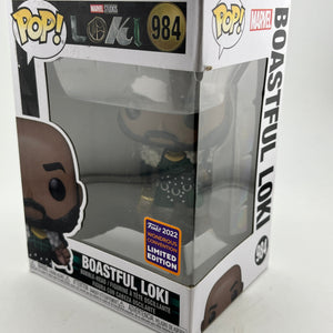 Funko POP! Marvel Loki - Boastful Loki #984 - 2022 Convention Limited Edition FRENLY BRICKS - Open 7 Days