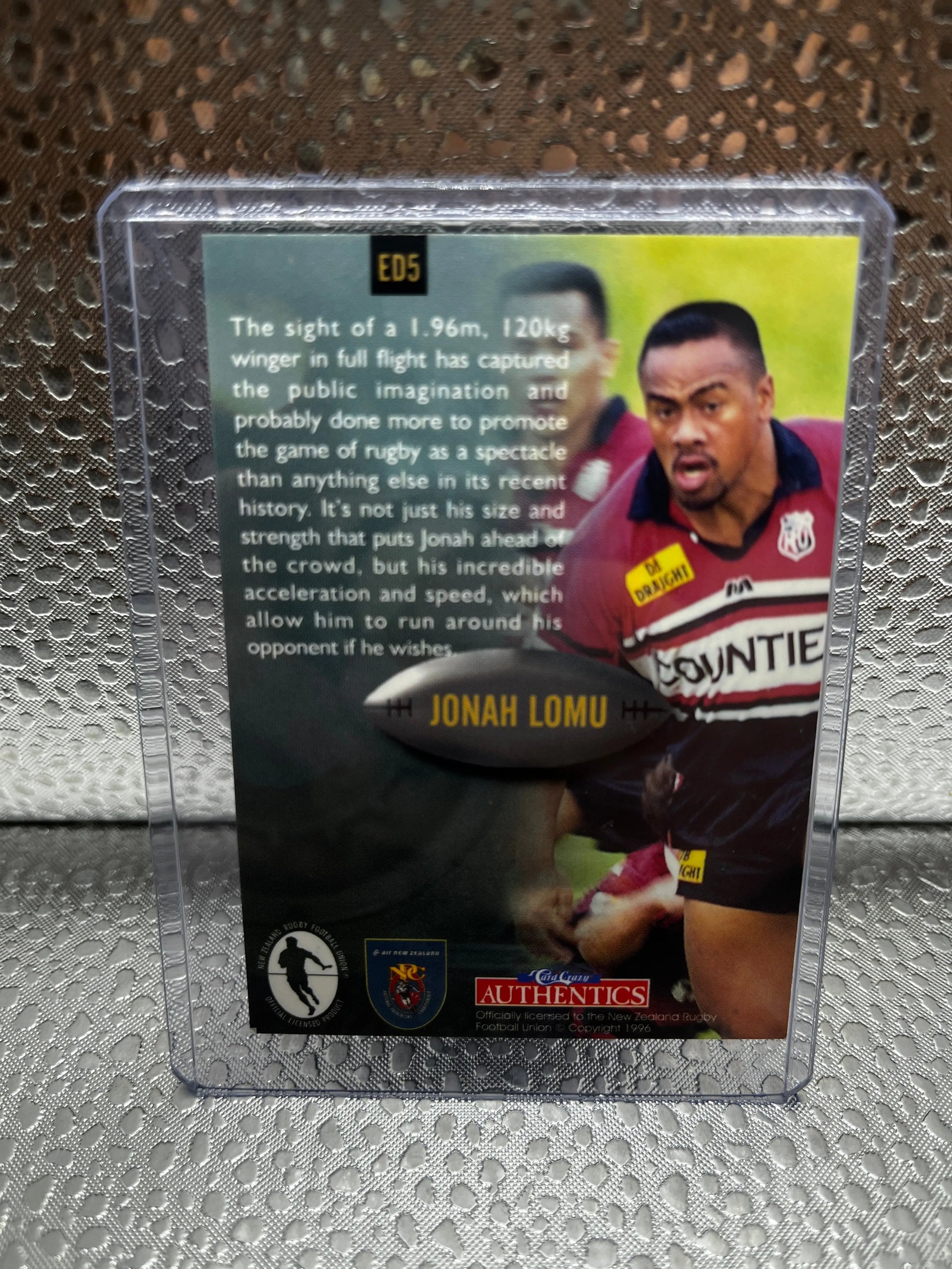 Express Delivery Jonah Lomu ED5 1996 FRENLY BRICKS - Open 7 Days
