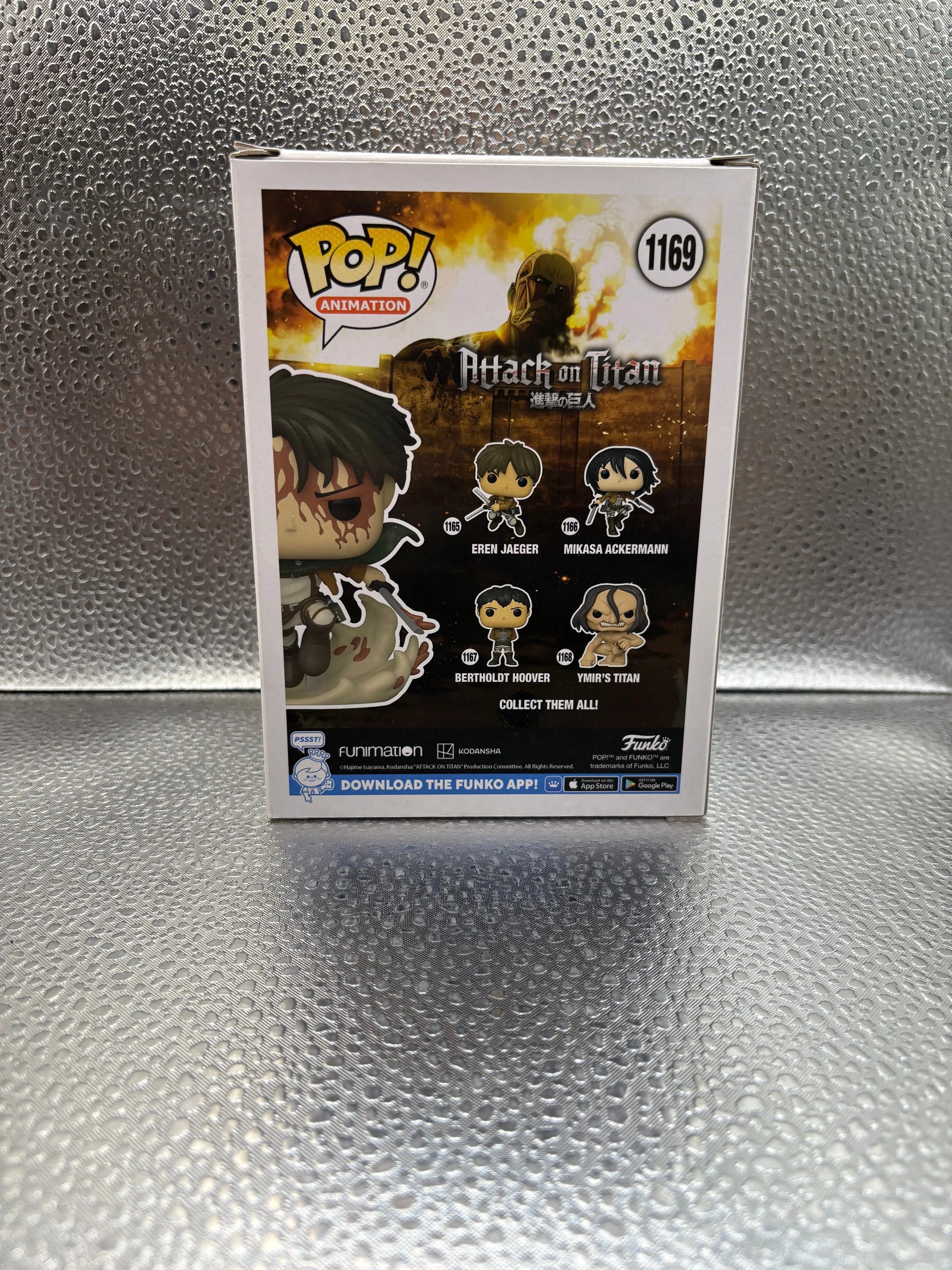 Funko pop Vinyl #1169 Attack On Titan Battle Levi FRENLY BRICKS - Open 7 Days