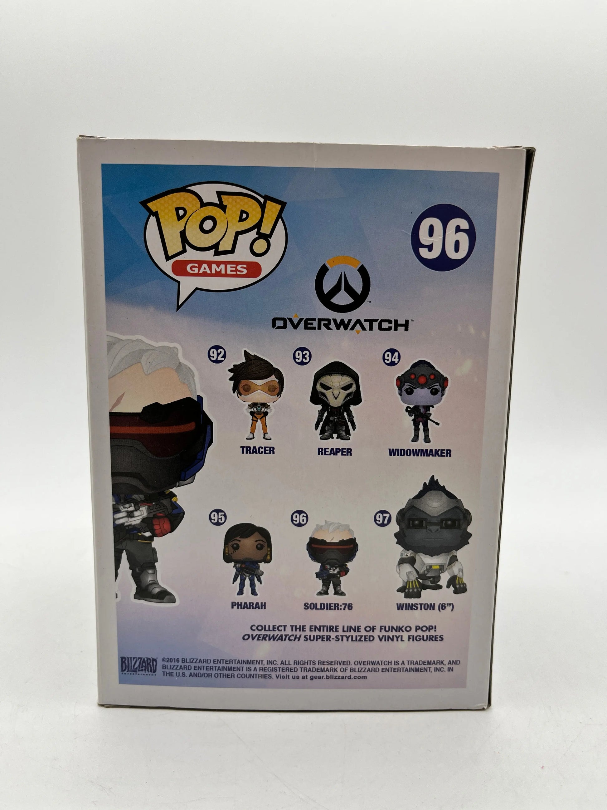 Funko POP! Games Overwatch Soldier :76 #96 - Vinyl Collectable FRENLY BRICKS - Open 7 Days