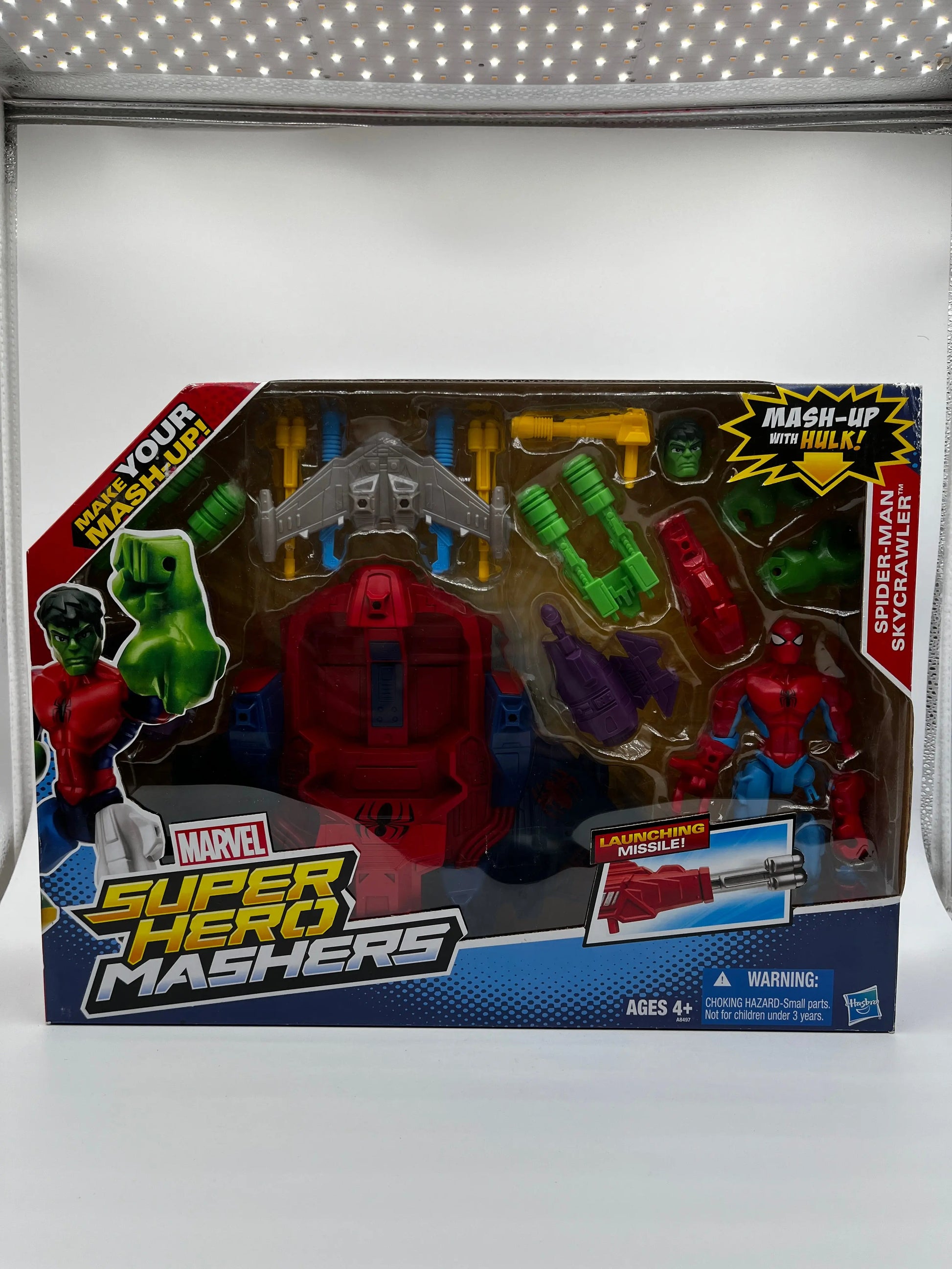 Super Hero Mashers Spider-Man Skycrawler Hasbro Marvel Comics Avengers Hulk Hasbro FRENLY BRICKS - Open 7 Days