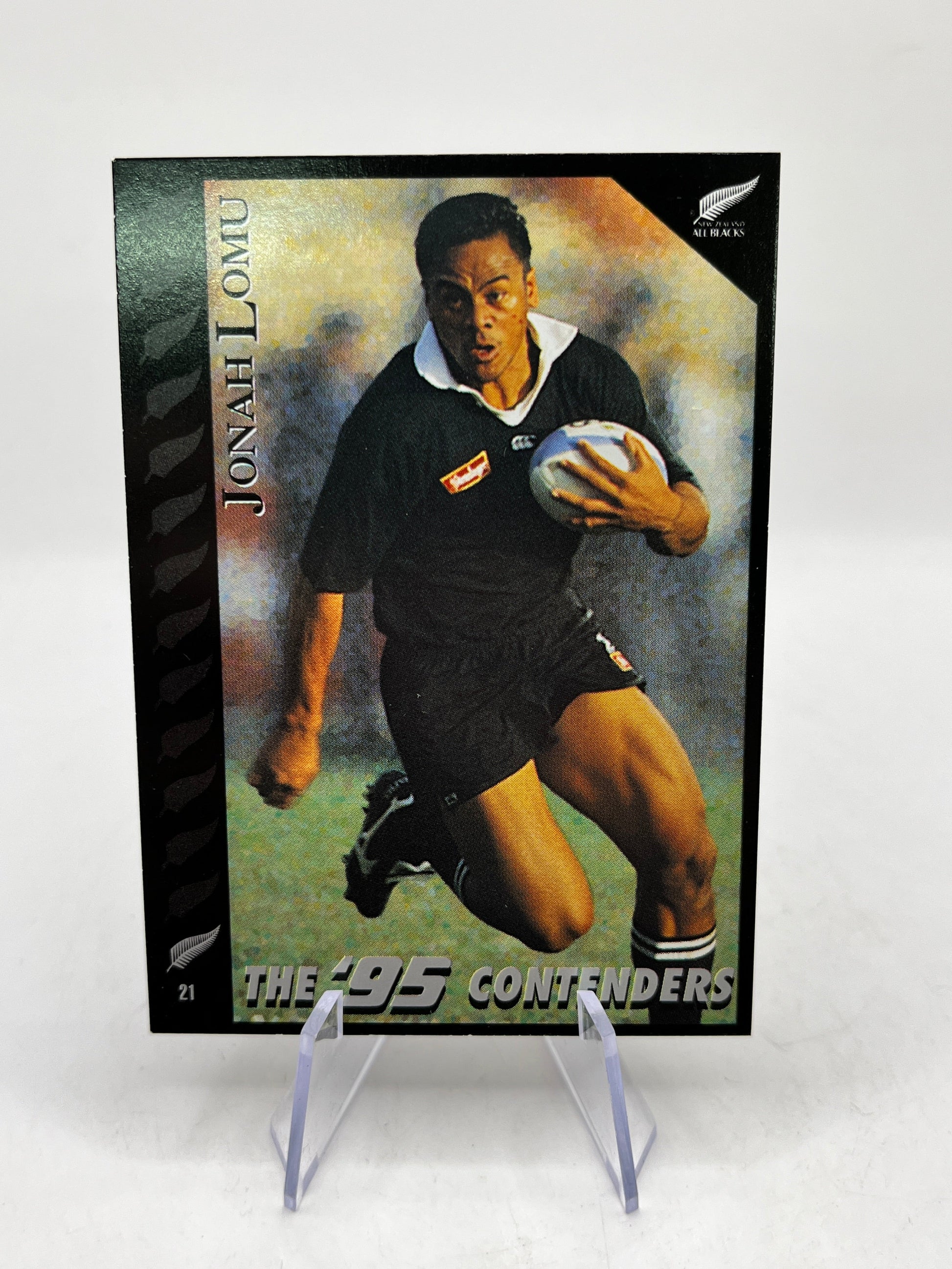 Jonah Lomu 1995 Dynamic Marketing Rugby Union - Rookie Card NZ All Blacks #21 - #2 FRENLY BRICKS - Open 7 Days