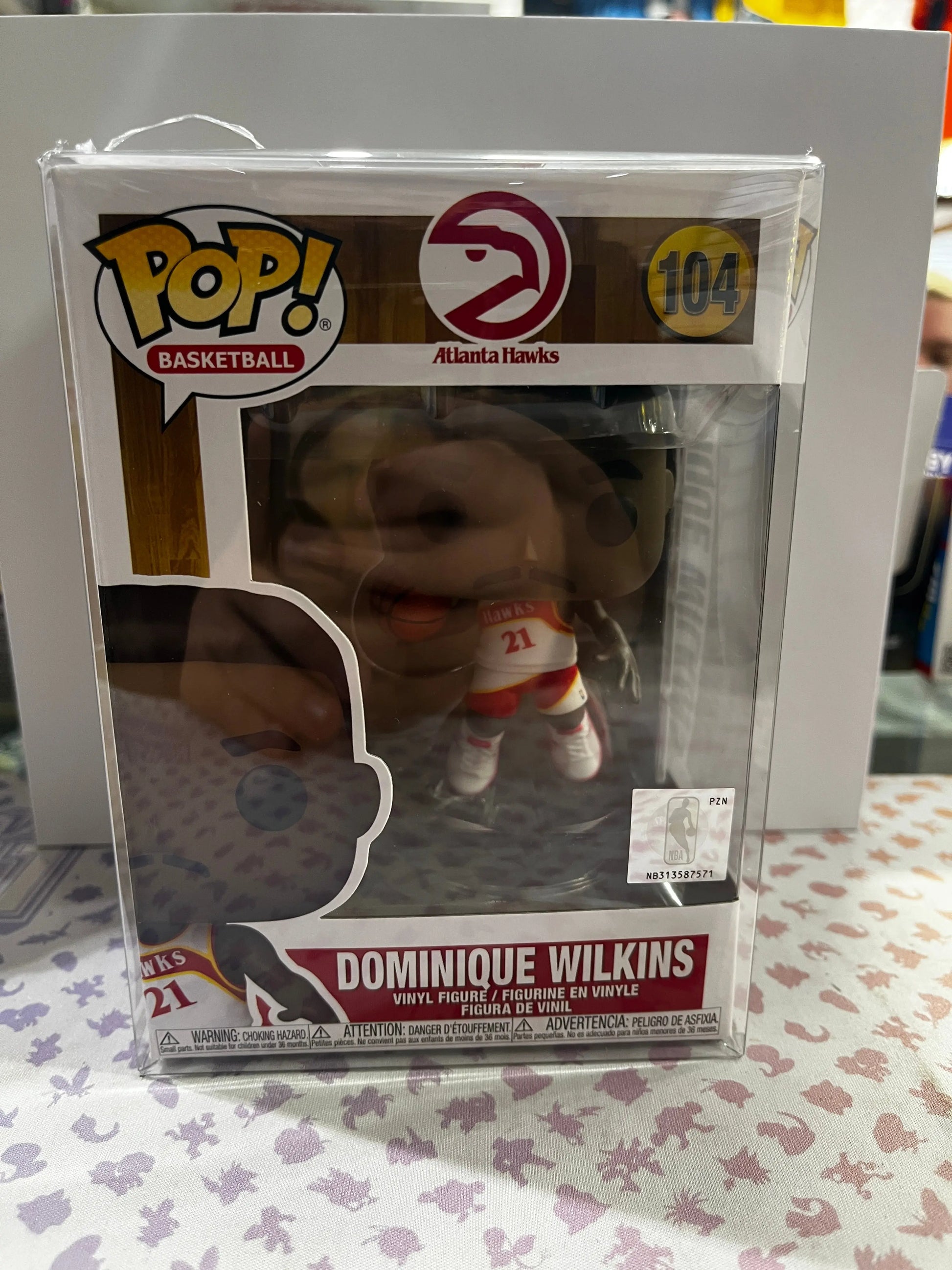 Funko Pop Vinyl Basketball Atlanta Hawks Dominique Wilkins #104 FRENLY BRICKS - Open 7 Days