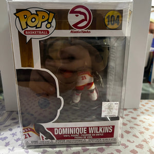 Funko Pop Vinyl Basketball Atlanta Hawks Dominique Wilkins #104 FRENLY BRICKS - Open 7 Days