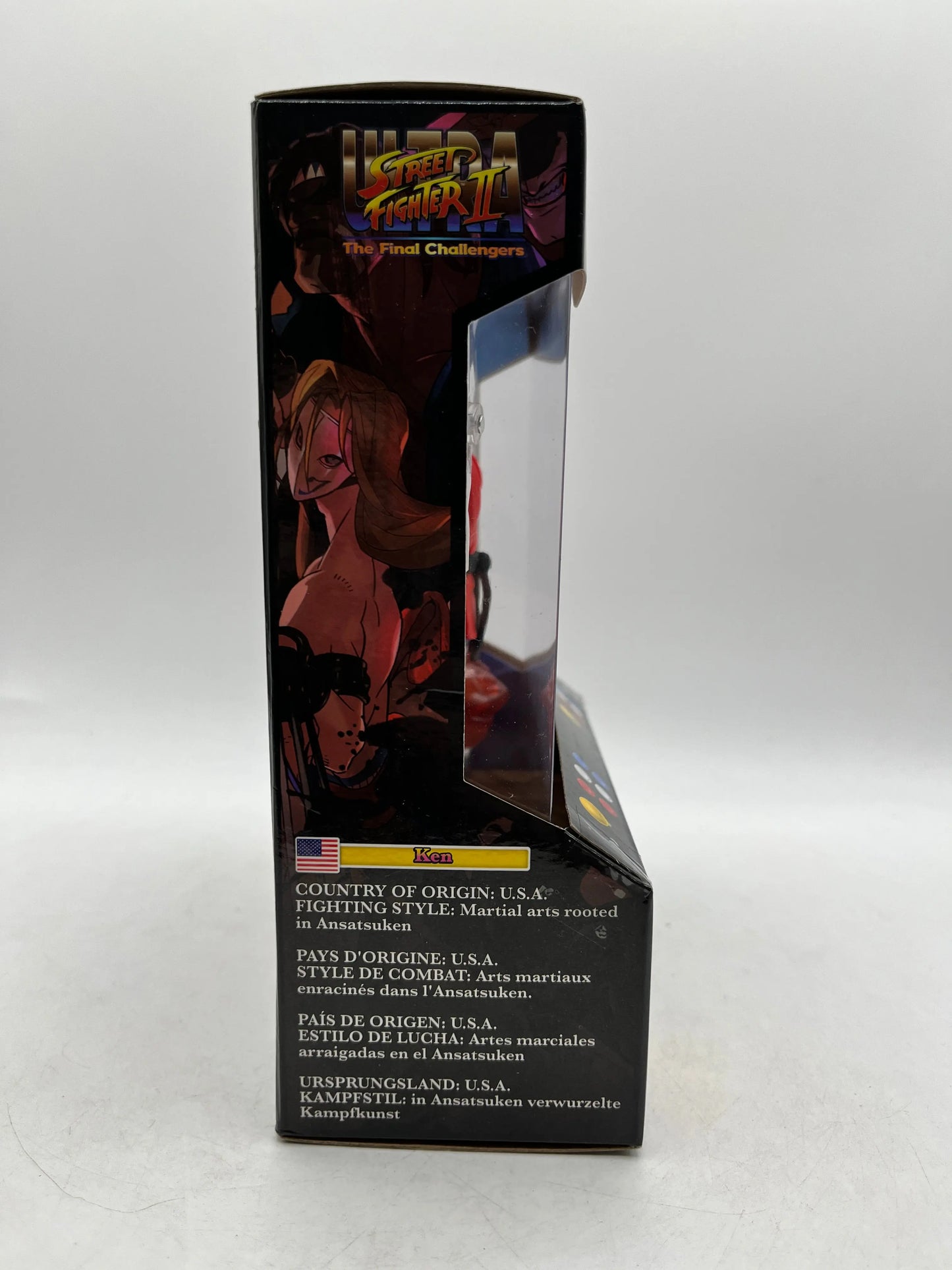 Jada Ultra Street Fighter II The Final Challengers Ken Figure - Sealed FRENLY BRICKS - Open 7 Days