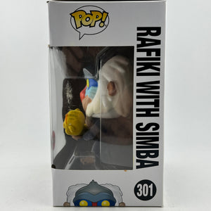 Funko POP! Disney - Rafiki With Simba #301 - Flocked FRENLY BRICKS - Open 7 Days