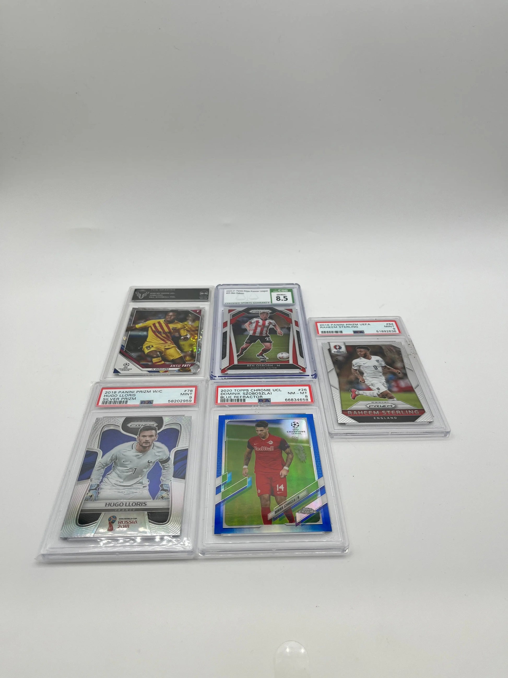 Soccer Premier League and World Cup Graded Player Cards Lot FRENLY BRICKS - Open 7 Days