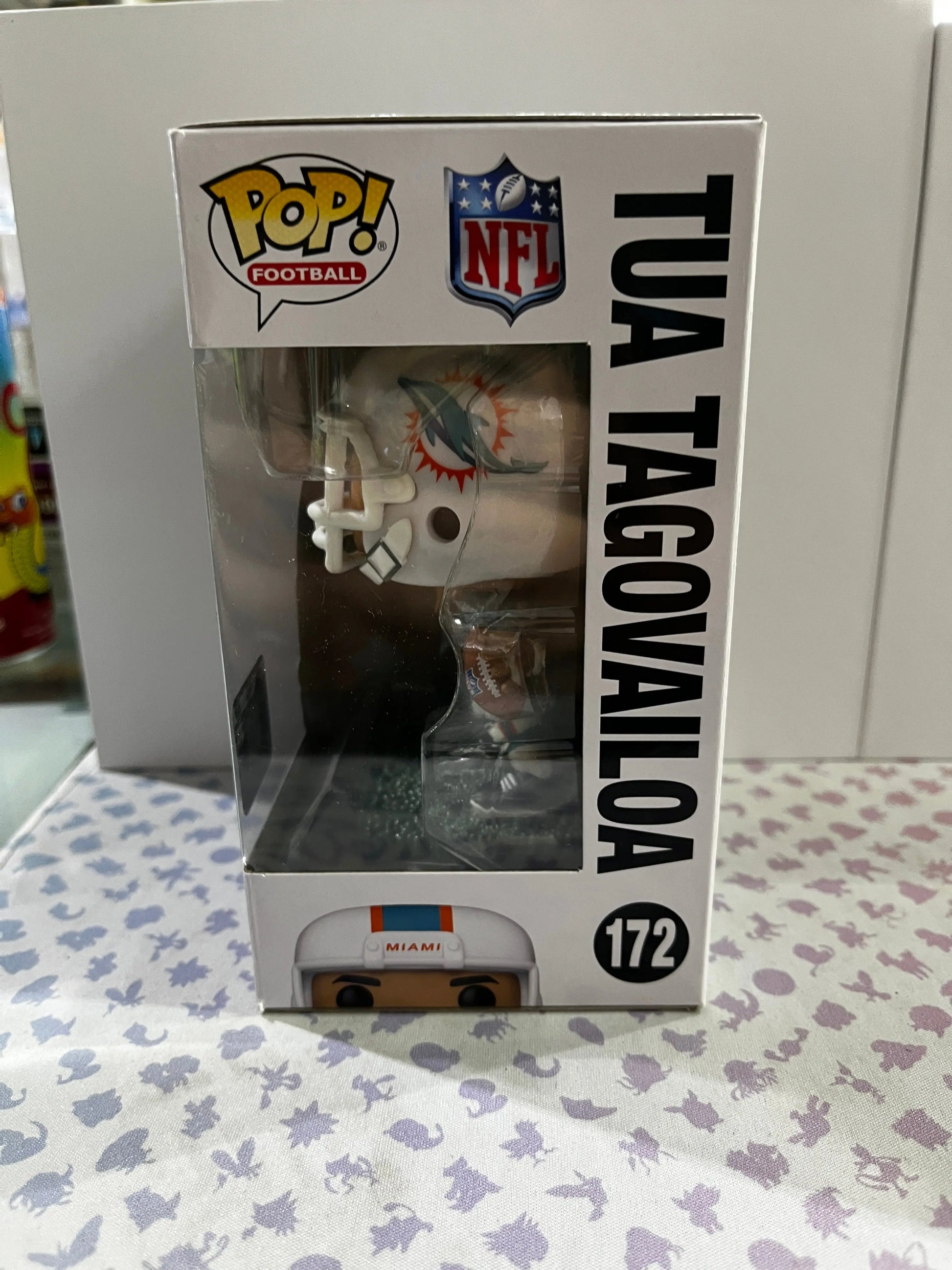 Funko Pop Vinyl Football Miami Dolphins Tua Tagovaliloa FRENLY BRICKS - Open 7 Days