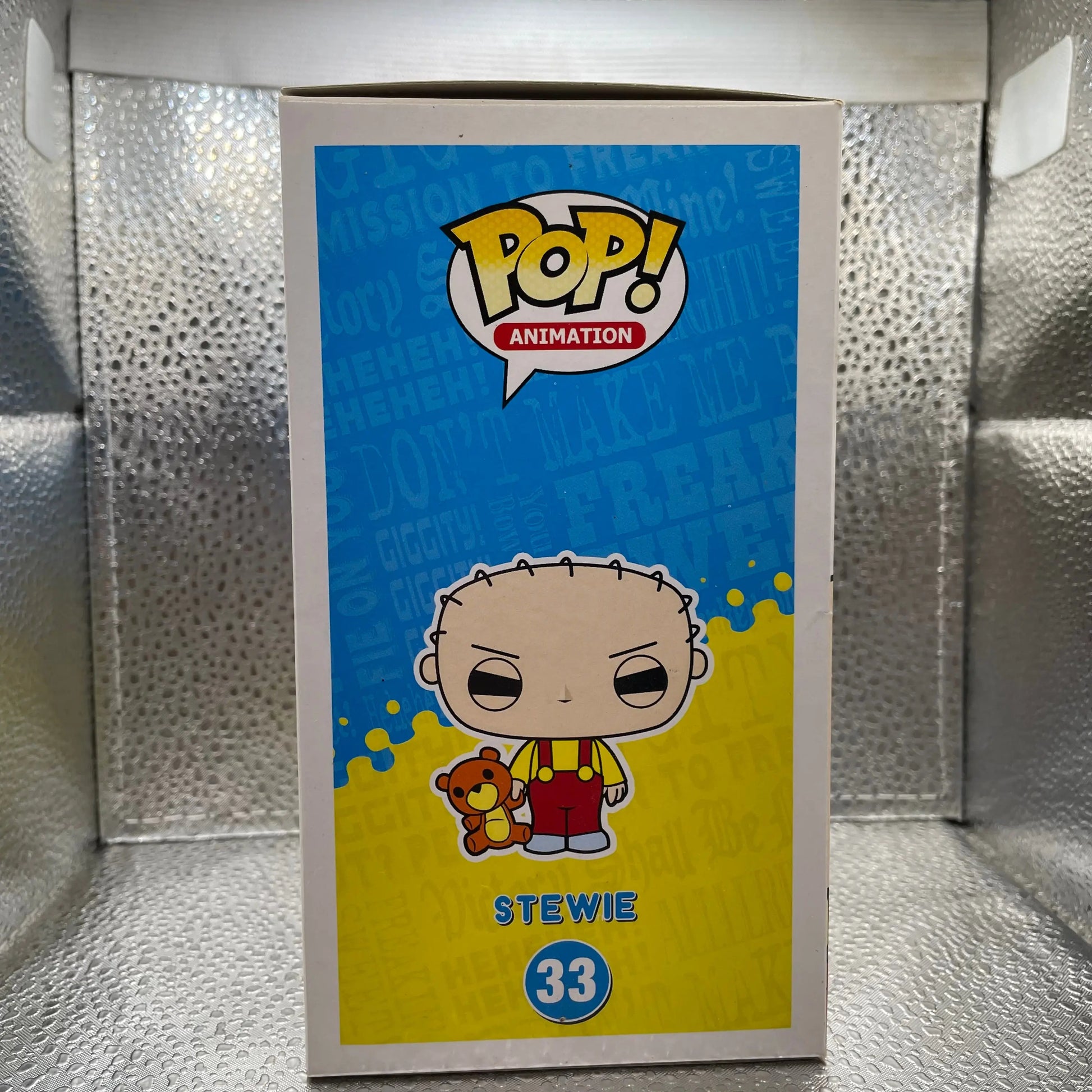 Funko POP! Animation Family Guy Stewie #33 Vinyl Figure DAMAGED FRENLY BRICKS - Open 7 Days