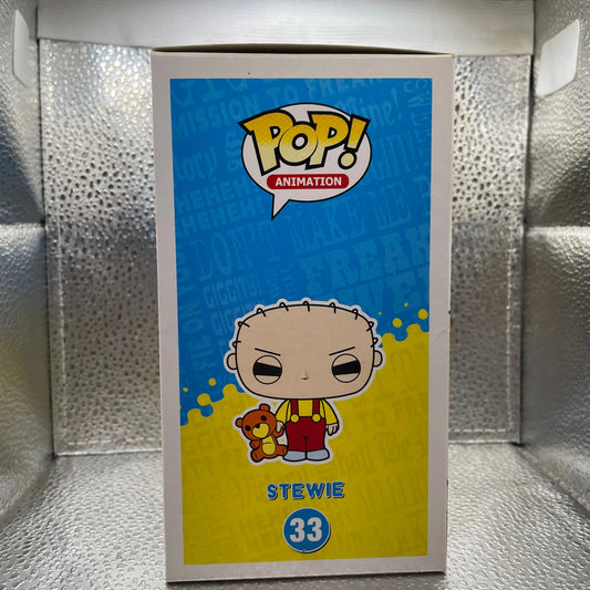 Funko POP! Animation Family Guy Stewie #33 Vinyl Figure DAMAGED FRENLY BRICKS - Open 7 Days