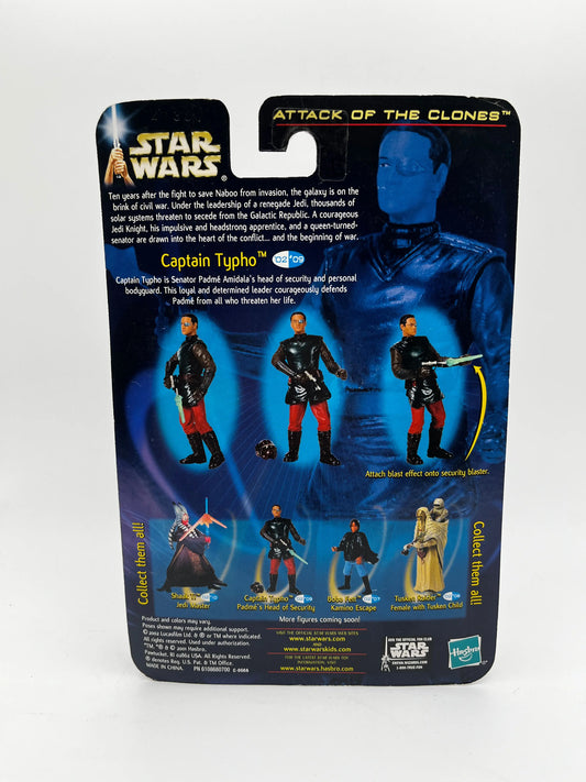 Star Wars Attack of the Clones Captain Typho Head of security Action Figure Hasbro FRENLY BRICKS - Open 7 Days