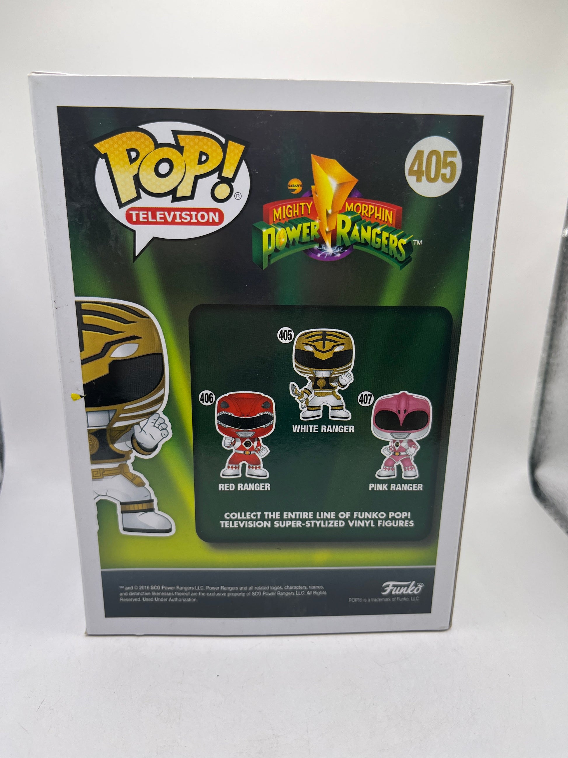 Funko Pop! Vinyl: Power Rangers - White Ranger #405 FRENLY BRICKS - Open 7 Days
