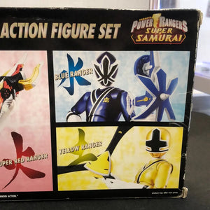 Bandai Tamashii S.H. Figuarts Power Rangers Super Samurai Metallic Set SDCC 2013 Minor box damage FRENLY BRICKS - Open 7 Days