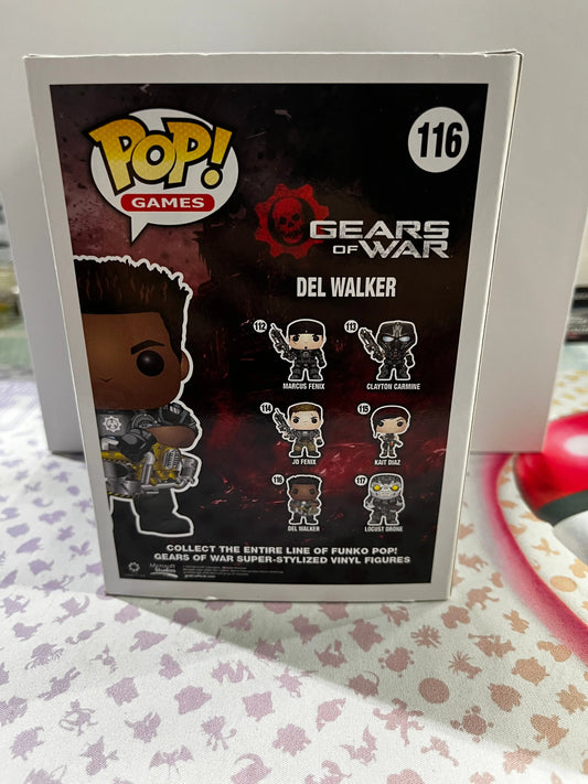 FUNKO POP VINYL DEL WALKER #116 FRENLY BRICKS - Open 7 Days
