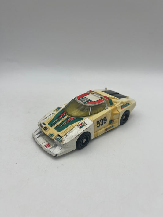 1982 TRANSFORMERS G1 Wheeljack White 539 Race Car Vintage Hasbro Takara Robot FRENLY BRICKS - Open 7 Days