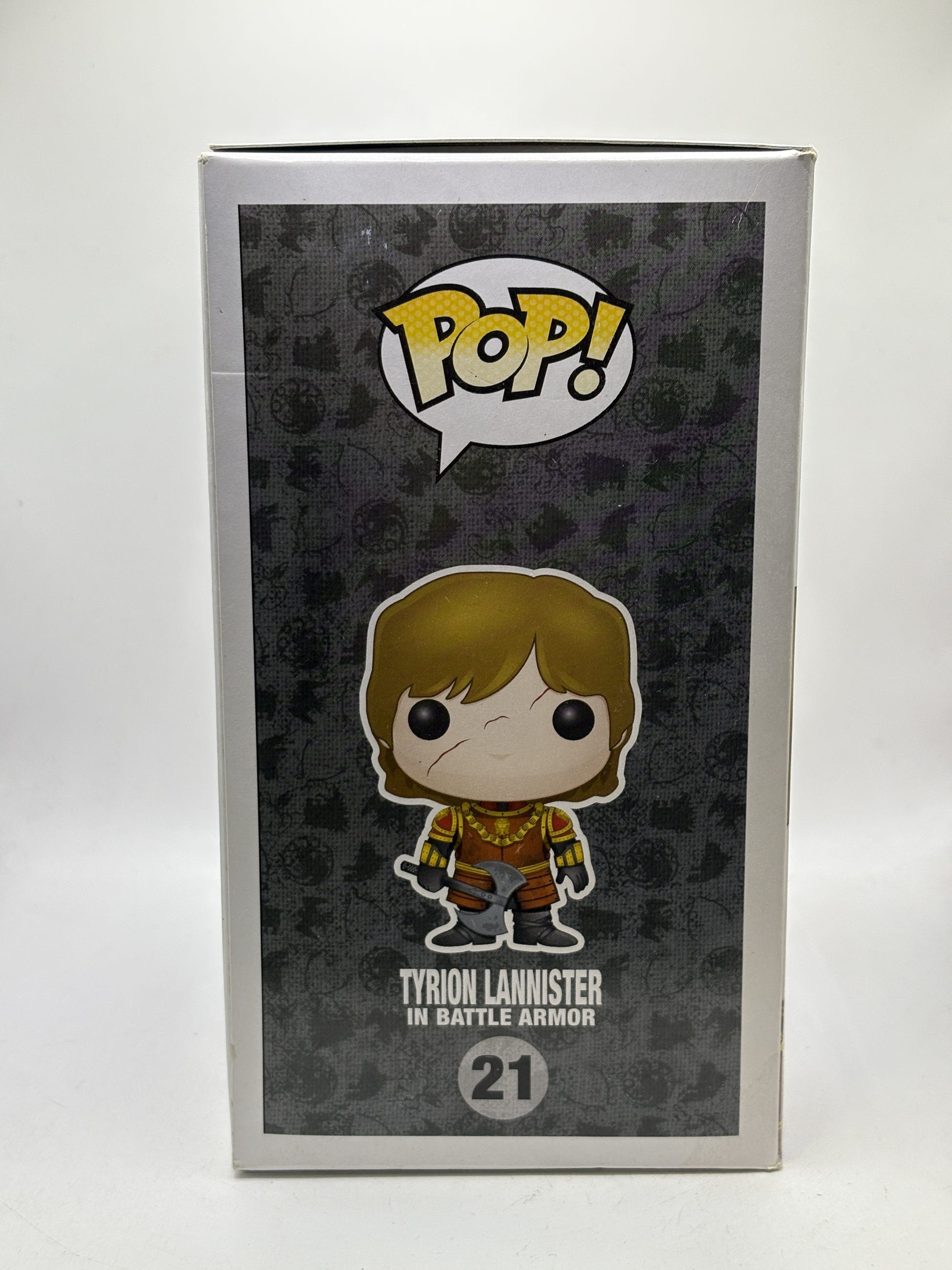 Funko POP! Game of Thrones #21 Tyrion Lannister in Battle Armor Vinyl Figure - Box DMG — left image 4