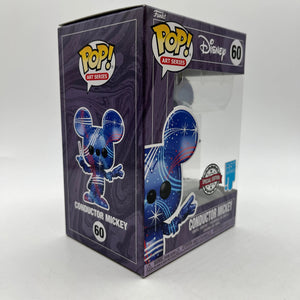 Funko POP! Disney Art Series Limited Edition Conductor Mickey #60 FRENLY BRICKS - Open 7 Days