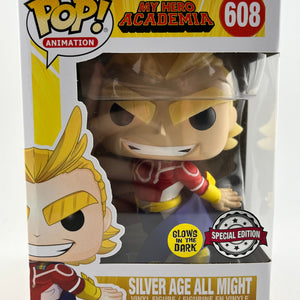 Funko POP! Animation My Hero Academia - Sliver Age All Might #608 - Glow Special Edition FRENLY BRICKS - Open 7 Days