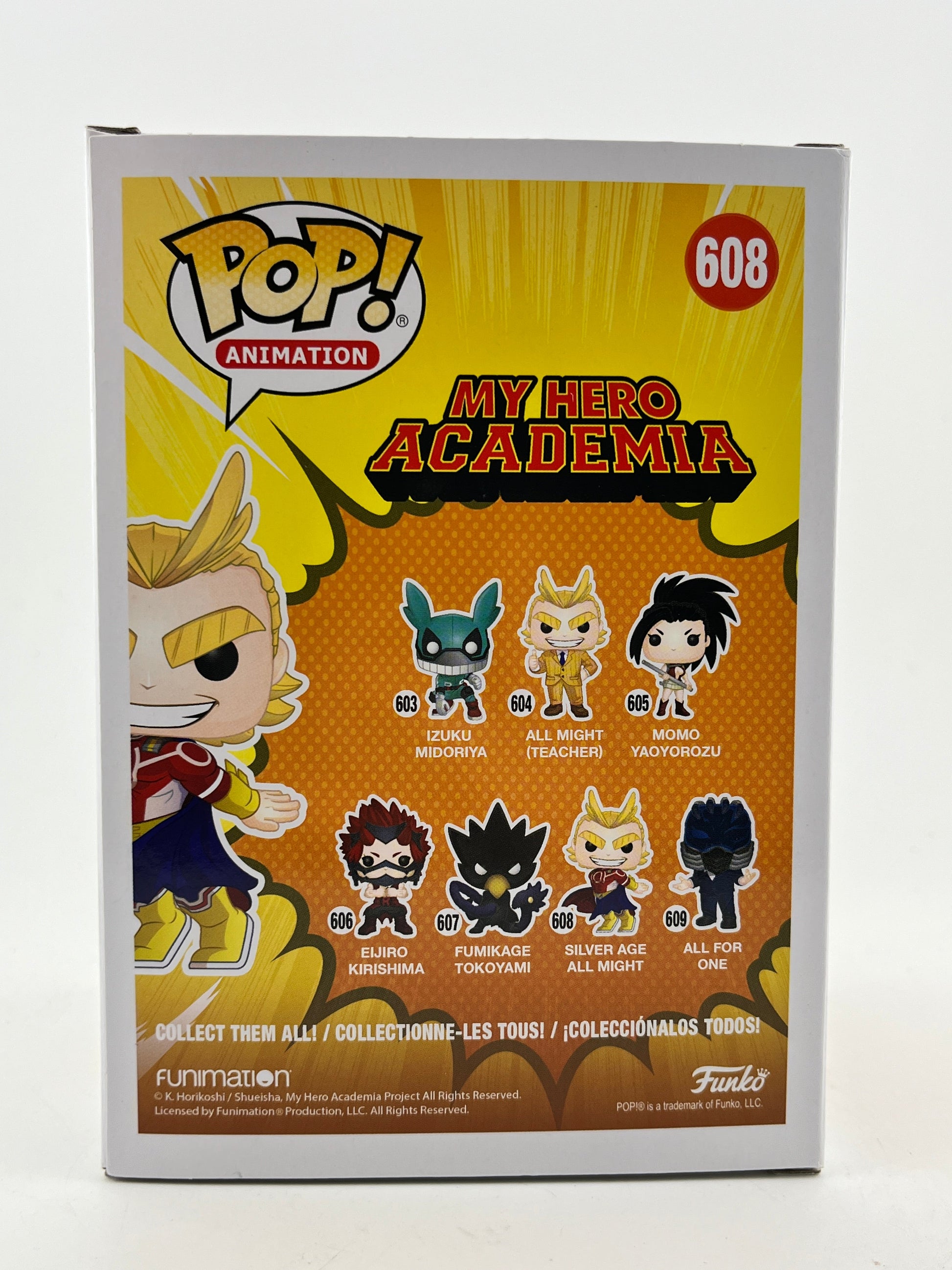 Funko POP! Animation My Hero Academia - Sliver Age All Might #608 - Glow Special Edition FRENLY BRICKS - Open 7 Days