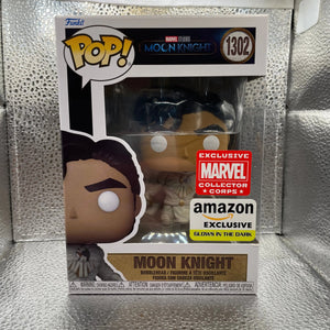 Funko Pop Vinyl Bobblehead Moon Knight 1302 Marvel Collector Corps GITD FRENLY BRICKS - Open 7 Days